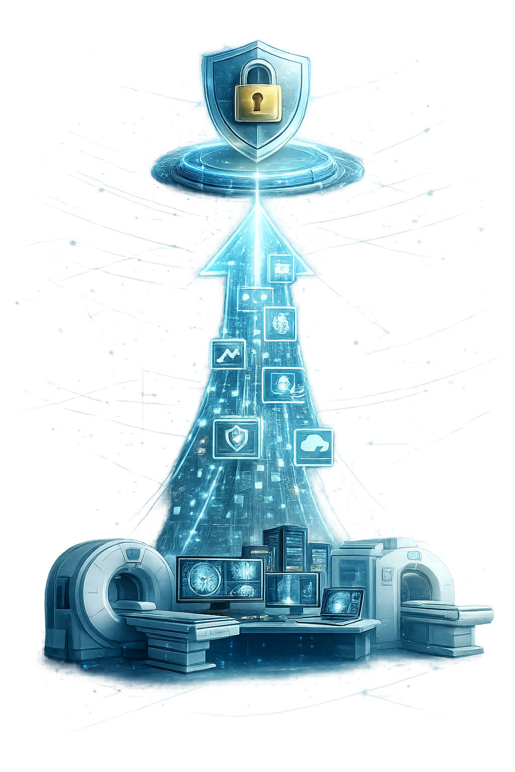 Secure healthcare data workflow